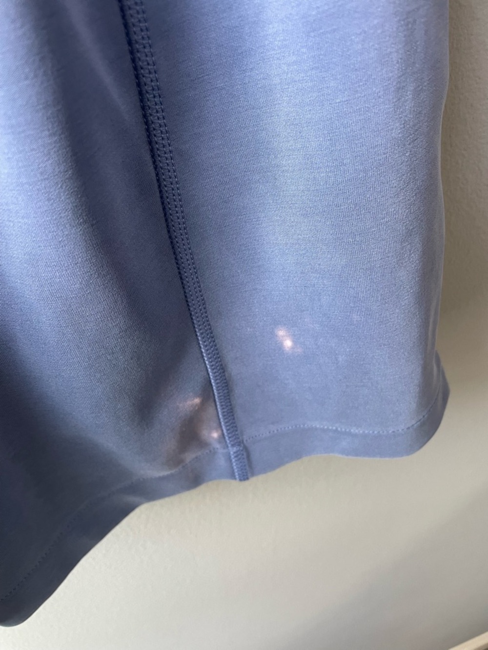 Lululemon Softstreme high-rise 4-inch shorts in the color Oasis Blue - Picture 6 of 8